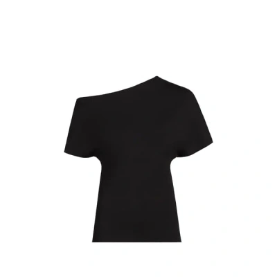 Rohe Frames Top Asymétrique En Maille In Black