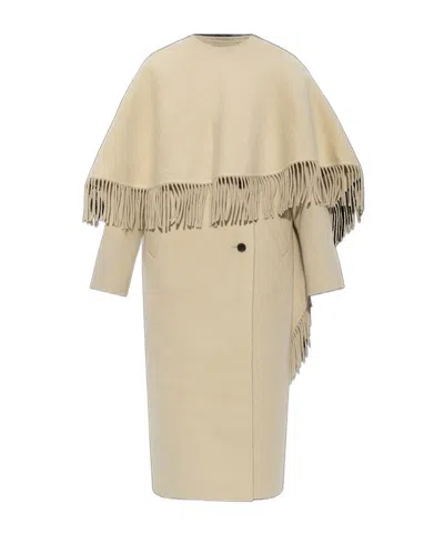 Rohe Fringed Coat In Nude