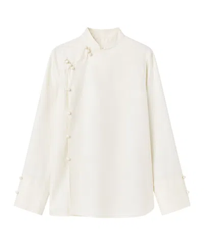 Rohe Frog-fastening Wide-cuff Blouse In No