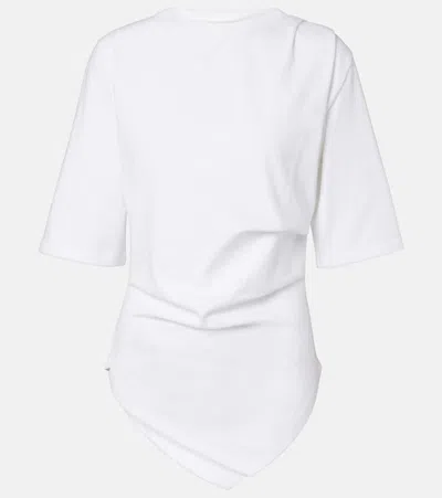 ROHE RÓHE GATHERED COTTON JERSEY T-SHIRT