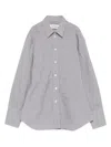 Rohe Gingham-check Button-down Shirt In Gray