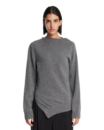Rohe Gray Convertible Deconstructed Sweater