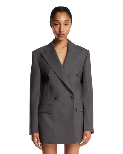 Rohe Gray Double-breasted Jacket