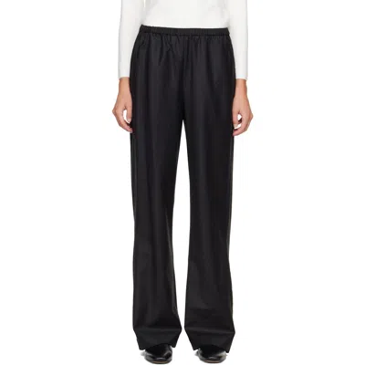 Rohe Gray Relaxed Fit Trousers In Multi
