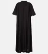 Rohe Harmonica Plissé-crepe Midi Dress In Black