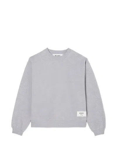 Rohe 헤리티지 스웨트셔츠 In Gray