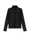Rohe Textured Sheer Top In Black