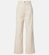 Rohe Róhe High-rise Flared Jeans In Neutral