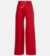 Rohe Lambskin Pants In Red