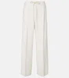 Rohe Relaxed Satin Drawstring Pants In White