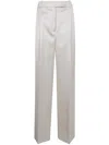 Rohe High-waist Satin Trousers Clothing In Gray
