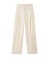 Rohe High-waist Satin Trousers In Neutral