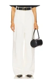 Rohe High Waist Tailored Trousers In 米白