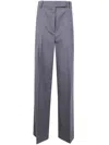 Rohe High-waist Tailored Trousers Clothing In Gray