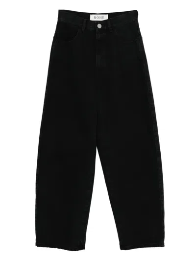 Rohe High-waisted Jeans In Black