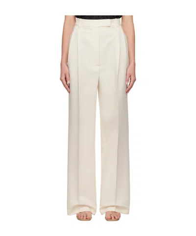 ROHE HIGH-WAISTED PLEATED CASUAL PANTS