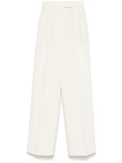 Rohe High-waisted Tailored Trousers In White