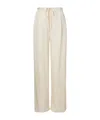 Rohe High-waisted Wide-leg Casual Pants In Neutral