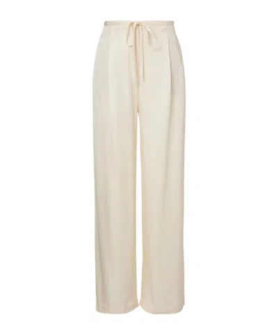 ROHE HIGH-WAISTED WIDE-LEG CASUAL PANTS