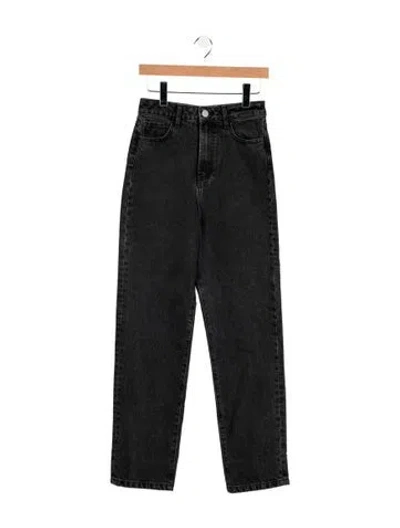 Pre-owned Rohe High-rise Straight Leg Jeans W/ Tags In Black