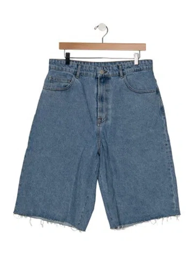 Pre-owned Rohe High-rise Wide Leg Jeans In Blue
