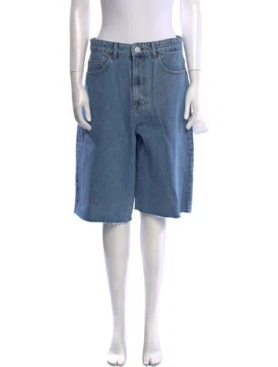 Pre-owned Rohe High-rise Wide Leg Jeans W/ Tags In Blue