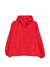 Rohe Hooded Drawstring Jacket In Red
