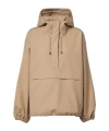 Rohe Hooded Oversized Jacket In Brown