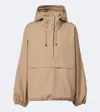 Rohe Hooded Oversized Jacket In Brown
