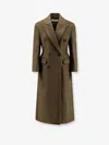 Rohe Hourglass Alpaca Blend Coat In Brown