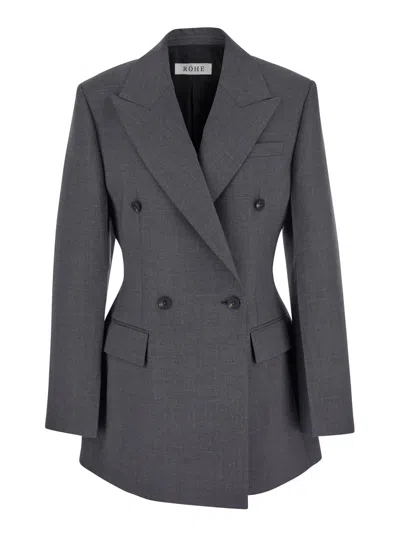 Rohe Hourglass Blazer Clothing In Gray