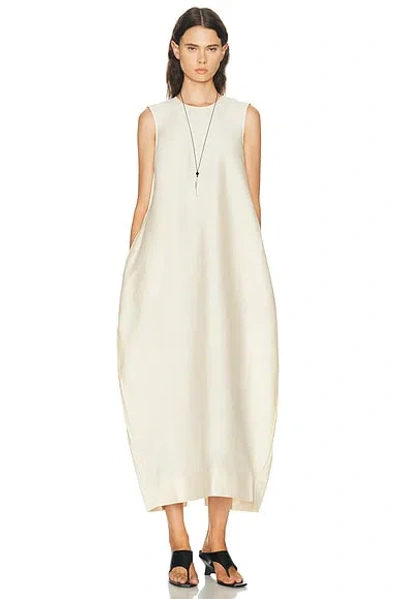 Rohe Hourglass Linen Silk Maxi Dress In Yellow