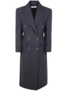 Rohe Róhe Hourglass Wool Coat In Blue