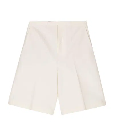 ROHE INTERLOCKING-TWILL TAILORED SHORTS