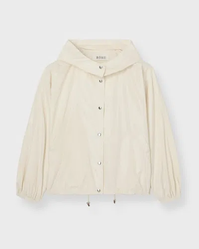 Rohe Róhe Jacket Volume Silk-blend In White
