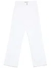 Rohe Jeans Mit Geradem Bein In Weiss