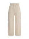 Rohe Beige Cotton Casual Pants In Neutral