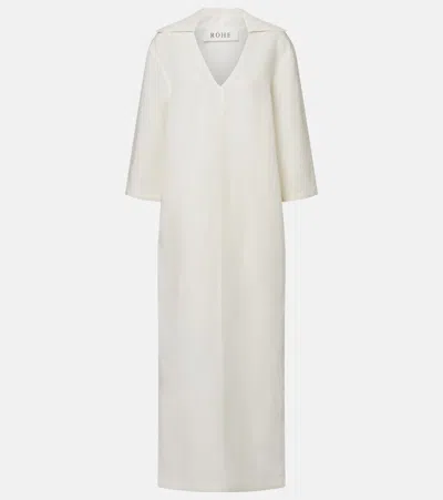 Rohe Róhe Jersey Kaftan In White