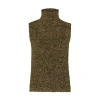 Rohe Knitted Gold-blend Turtleneck Top In Gold