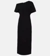 Rohe Asymmetric Jersey Dress In Black