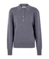 Rohe Compact Polo Sweater In Blue