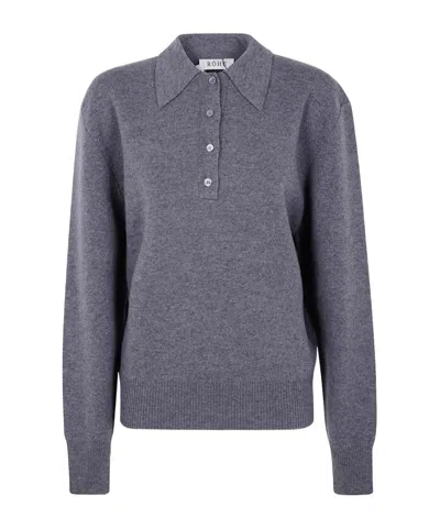 ROHE RÓHE KNITTED POLO SHIRT
