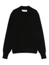 Rohe Knitted Polo Top In Black