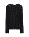 Rohe Black Boat Neck Blouse In Black