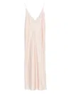 Rohe Lace-detail Midi Dress In Pink