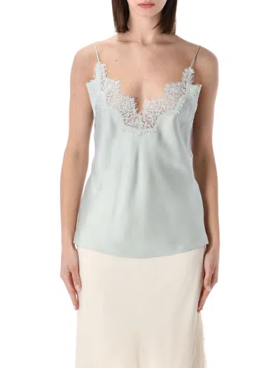 Rohe Lace-trim Silk Camisole Top In White