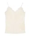Rohe Lace Silk Camisole In White