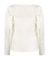 Rohe Layered Long-sleeve Blouse In White