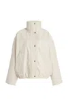 Rohe Reinvented Leather Jacket In Ivory
