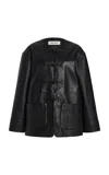 Rohe Leather Jacket In Black